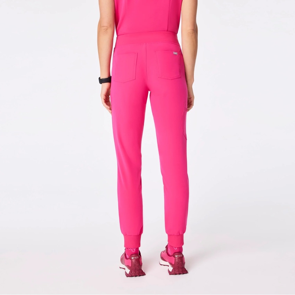 NWT Figs Women's Shocking Pink Catarina Top and Zamora Joggers Set Size S - Picture 10 of 16